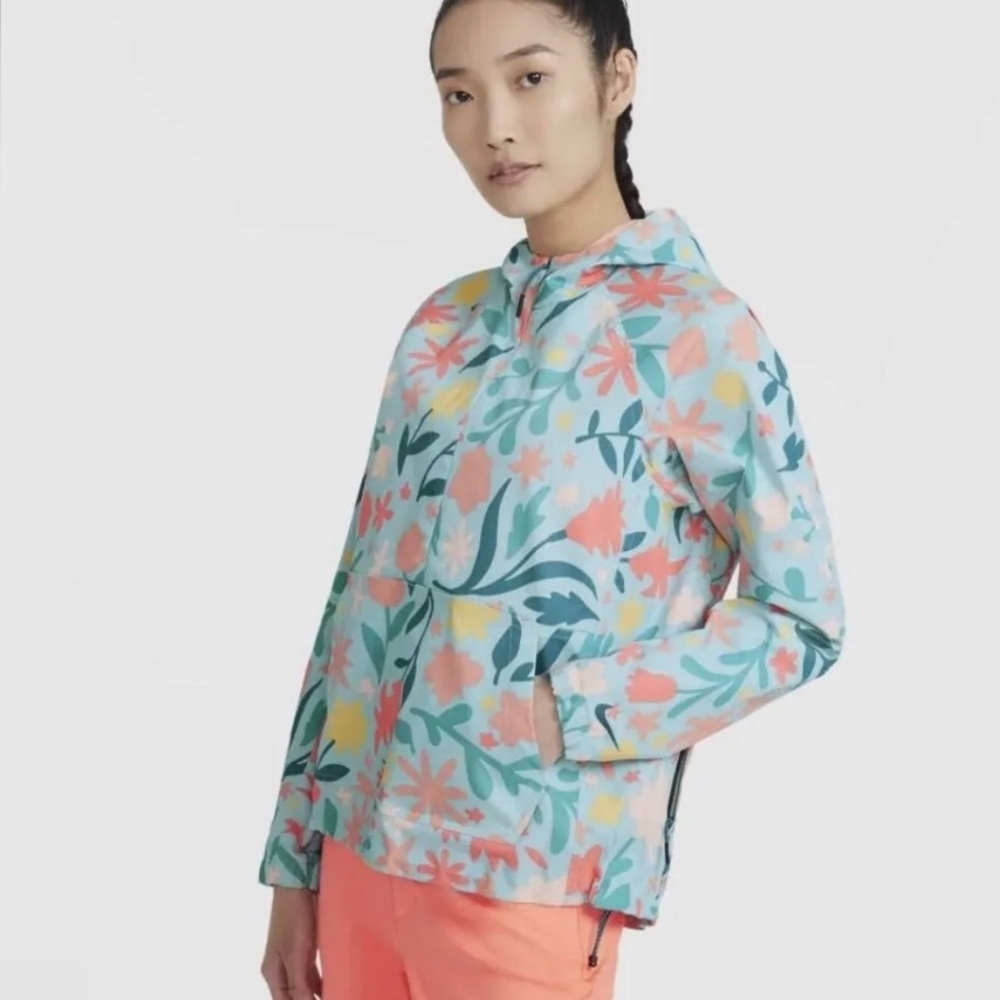 Nike Sportswear Floral Repel Anorak Jacket Women's Size M